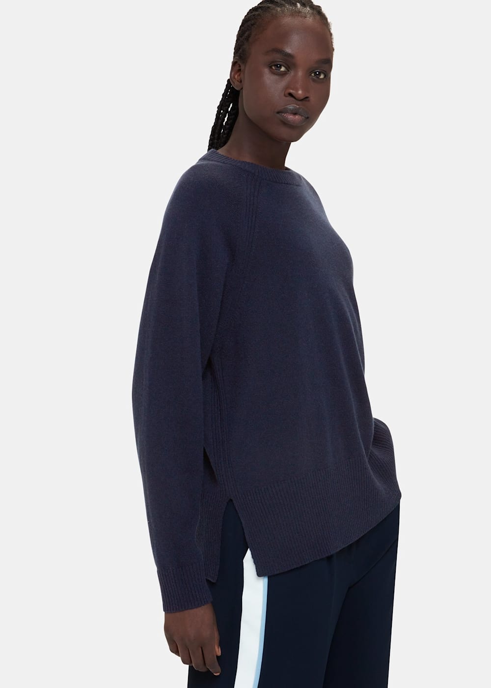 Whistles navy jumper hot sale