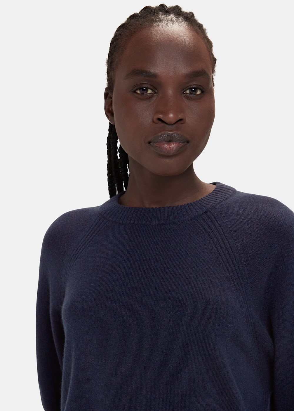 Shop the Navy Cashmere Crew Neck Jumper at Whistles Whistles UK