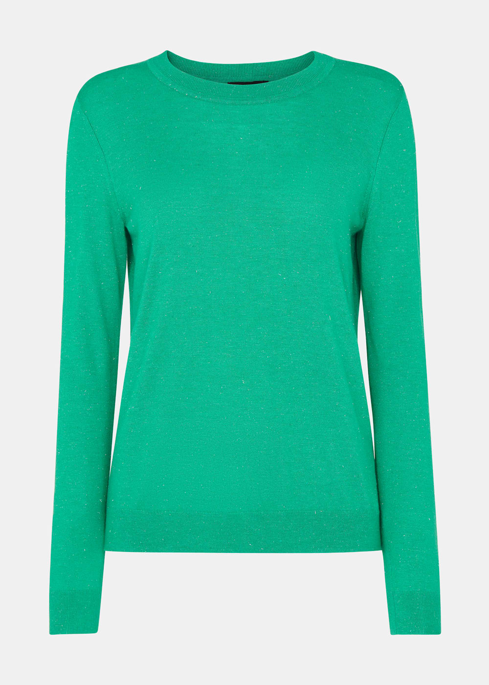 Green Annie Sparkle Crew Neck WHISTLES Whistles ROW