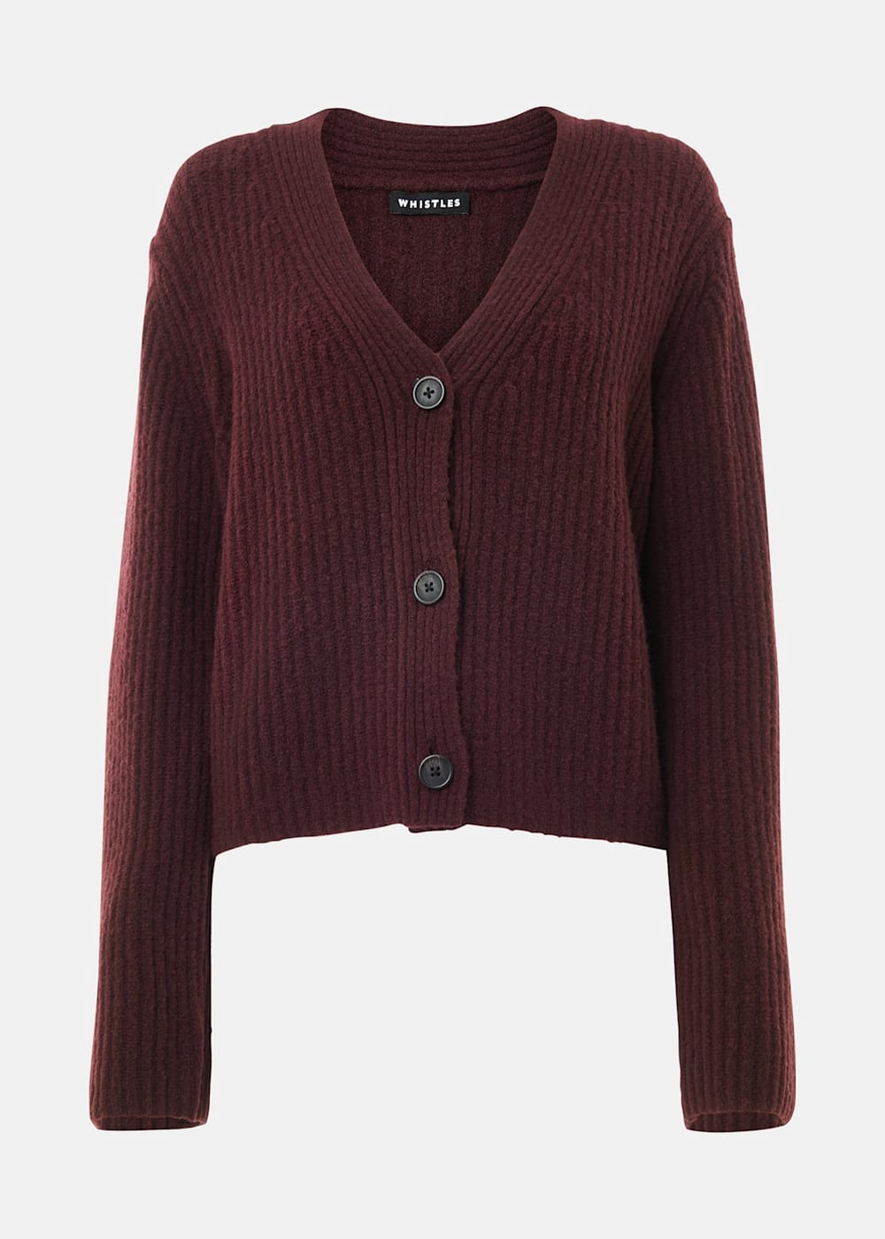 Womens burgundy cardigan sweater on sale
