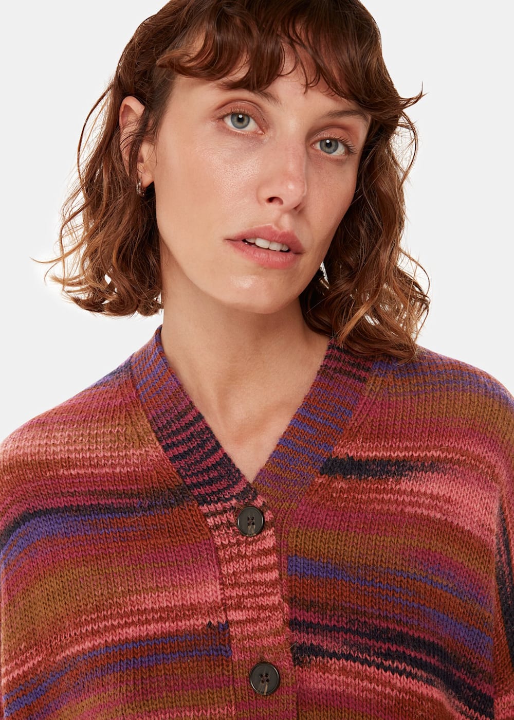 Multicolour Space Dye Cardigan | WHISTLES | Whistles US | Multicolour Space Dye Cardigan | WHISTLES | Whistles US |