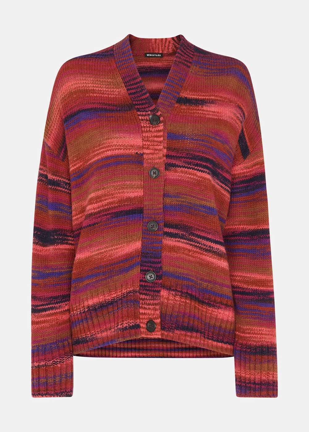 Multicolour Space Dye Cardigan | WHISTLES | Whistles US | Multicolour Space Dye Cardigan | WHISTLES | Whistles US |