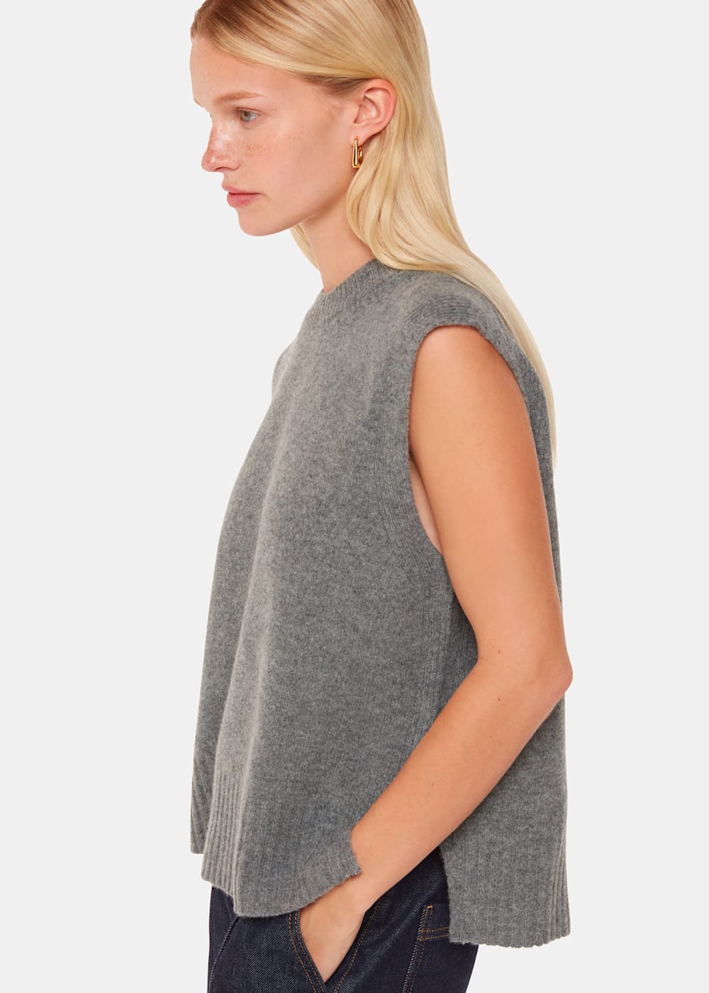 Whistles Wool Sleeveless Tank Whistles Wool Sleeveless Tank