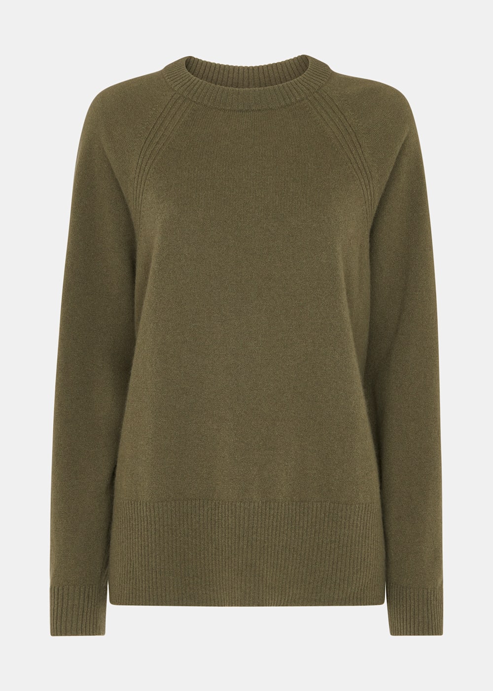 Whistles green cashmere jumper online