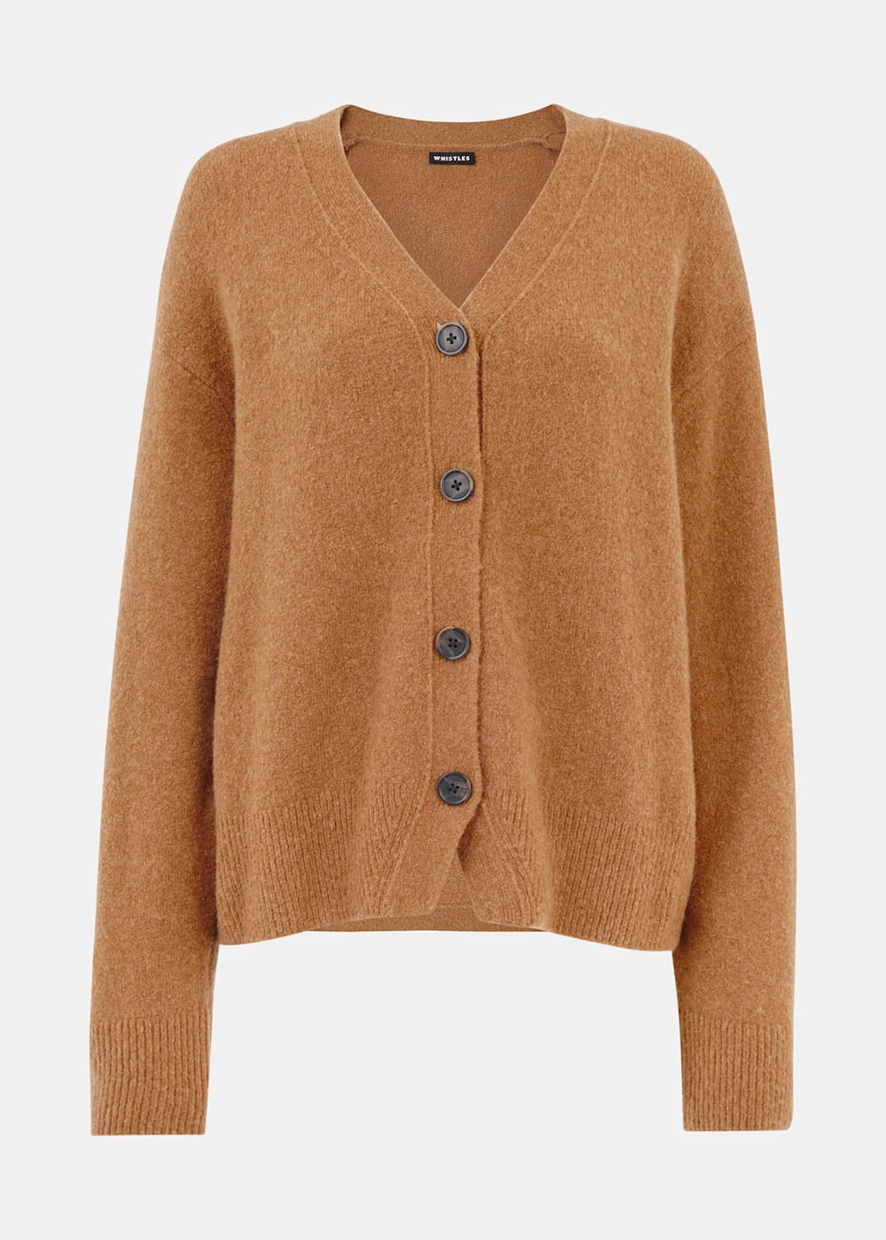 Camel Textured Wool Mix Cardigan | WHISTLES | Whistles US | Camel Textured Wool Mix Cardigan | WHISTLES | Whistles US |