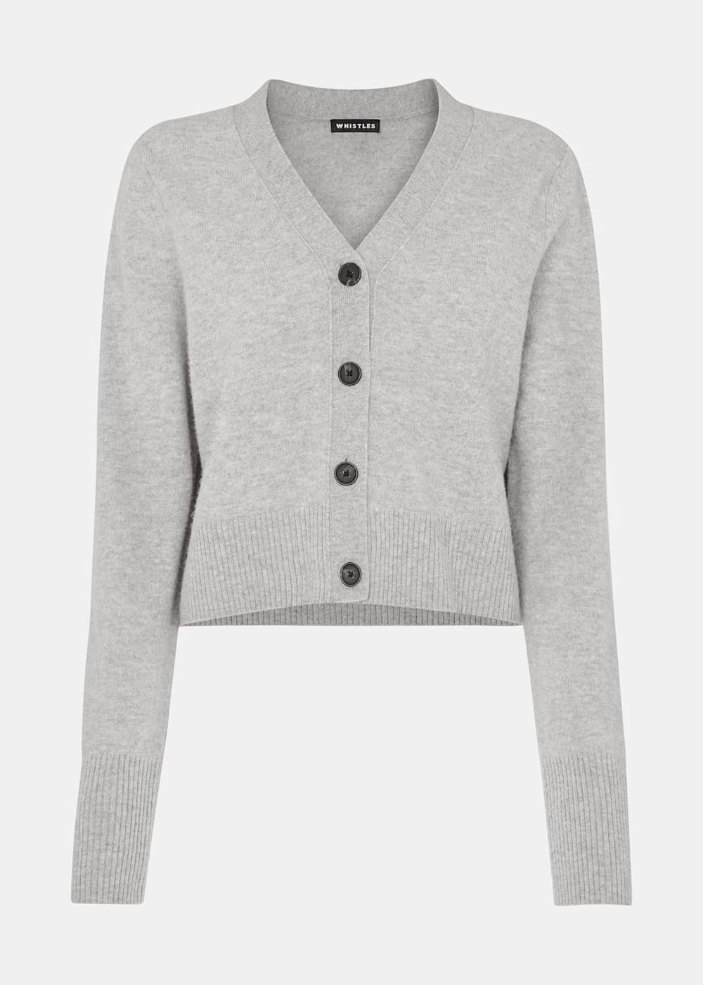 Grey cropped cardigan online