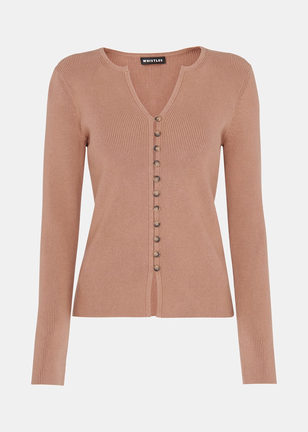 Ribbed button up cardigan 2025