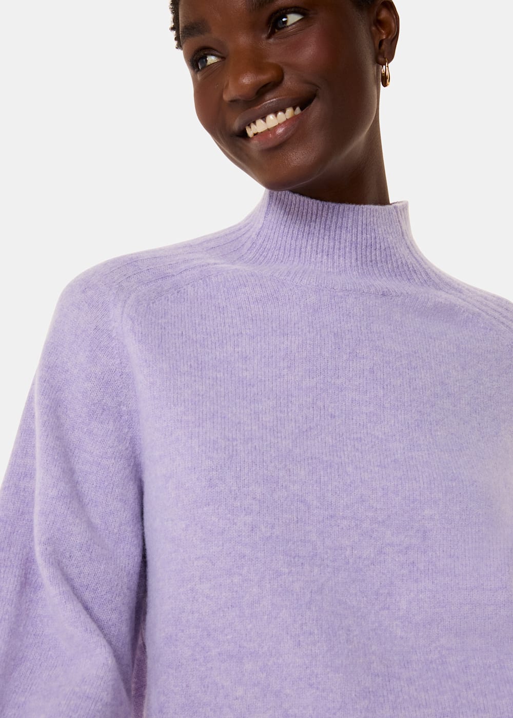 Whistles funnel neck wool knit 2025