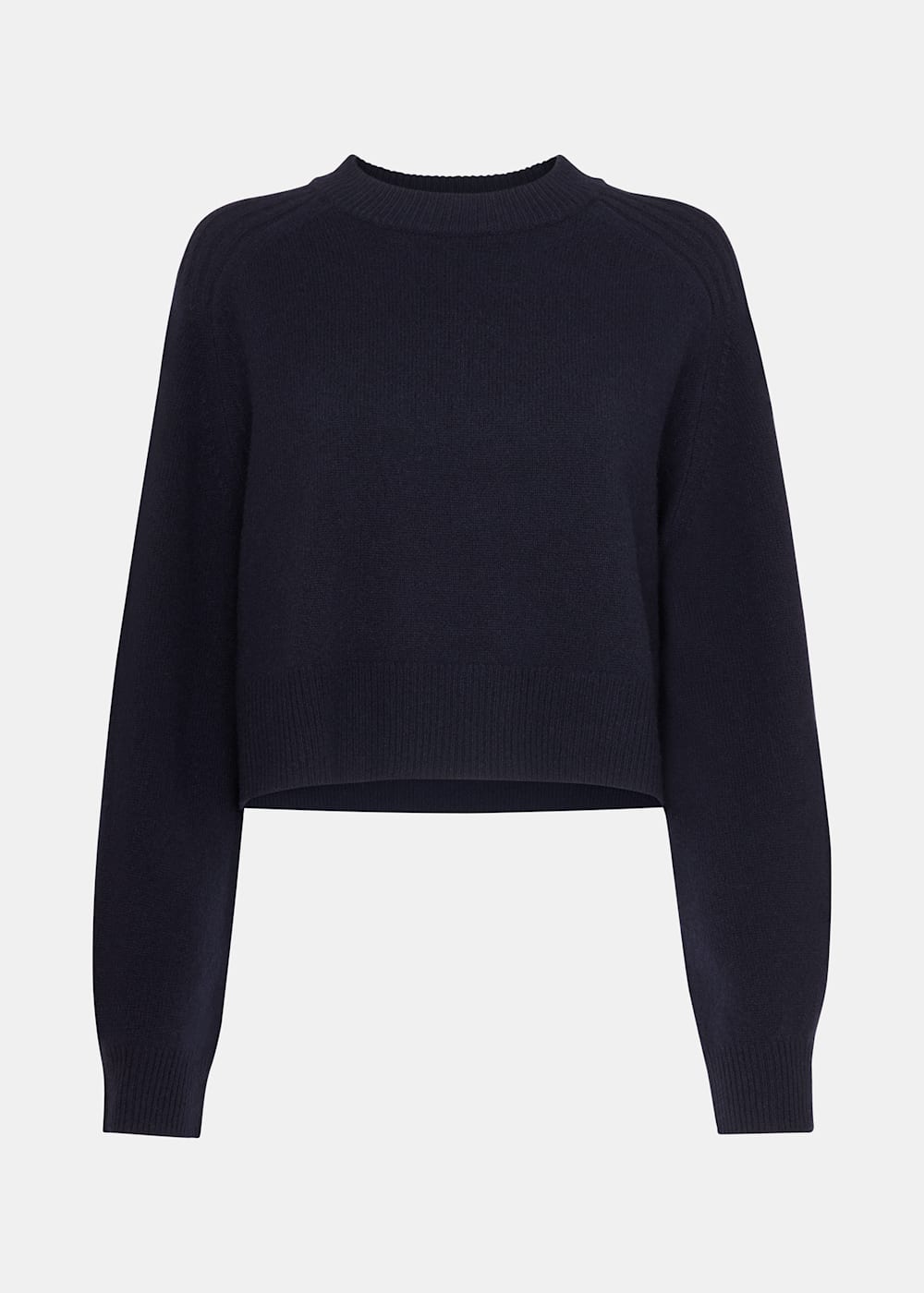 Crop black knit sales