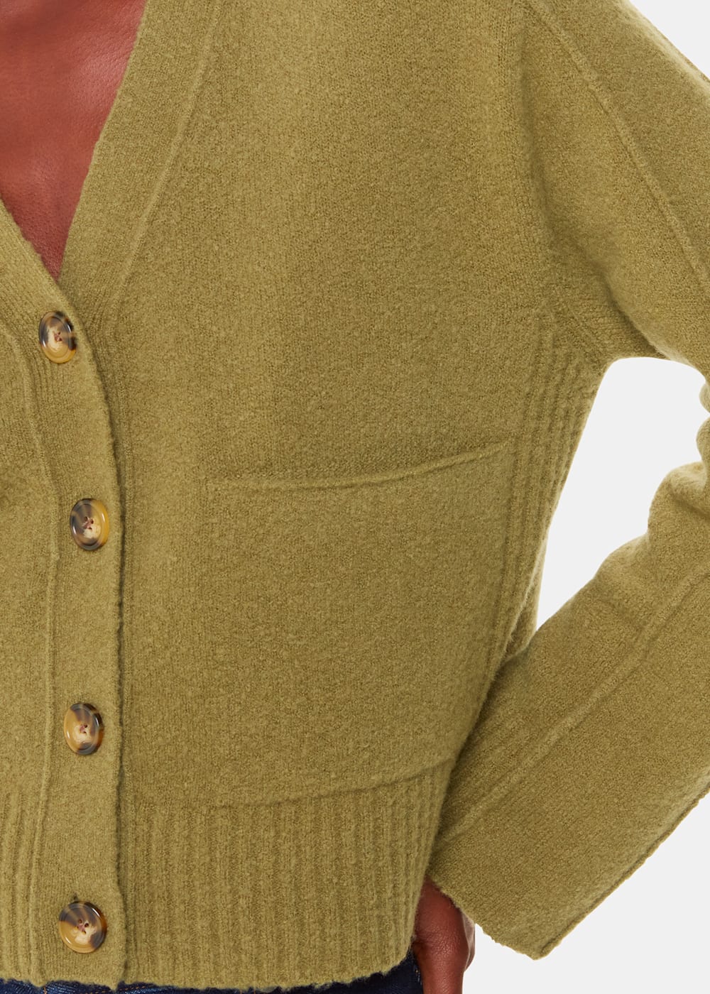 Sage Green Wool Mix Pocket Cardigan | WHISTLES | Whistles US | Sage Green Wool Mix Pocket Cardigan | WHISTLES | Whistles US |
