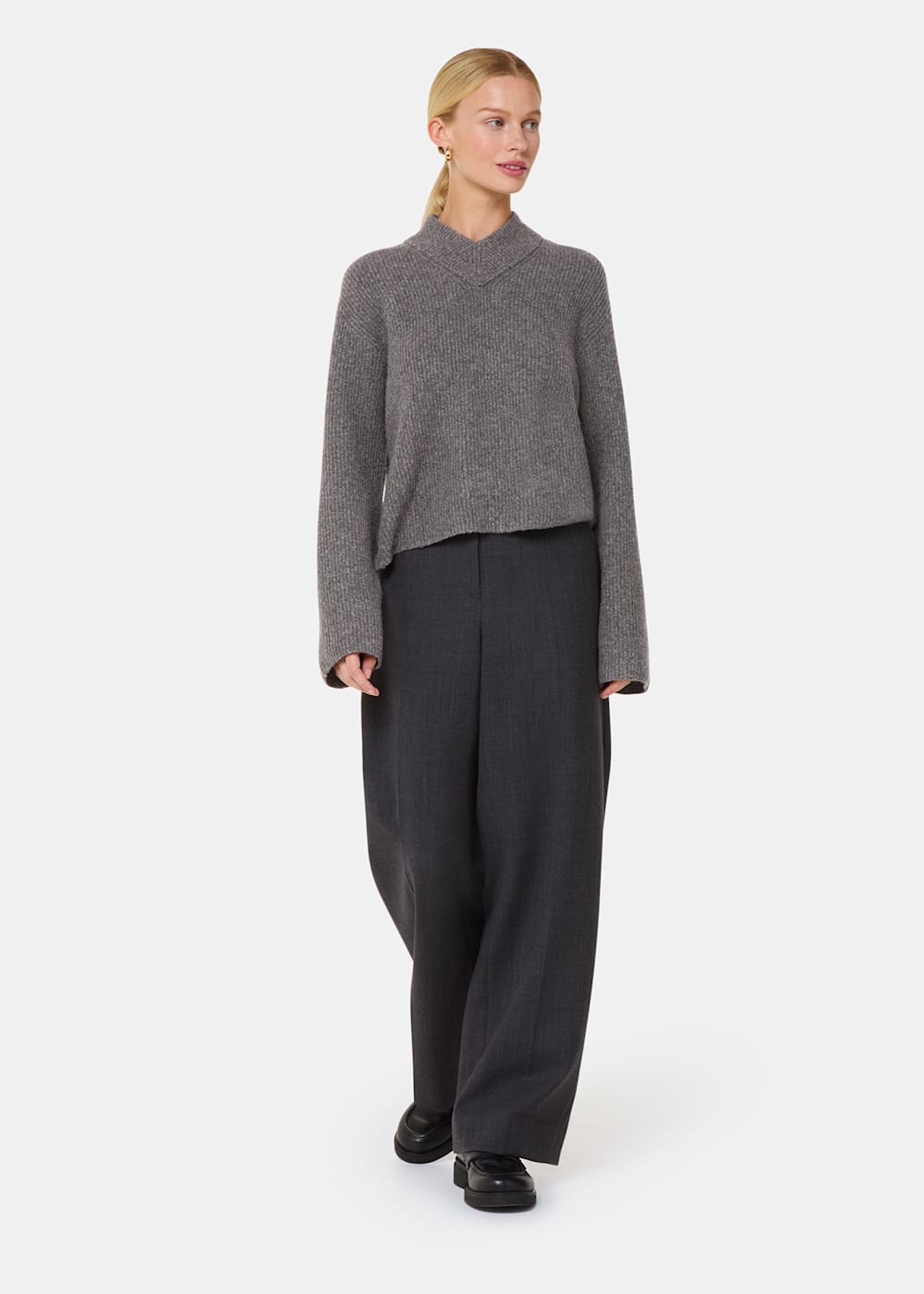 whistles-v-neck-wool-mix-knit- whistles-v-neck-wool-mix-knit-