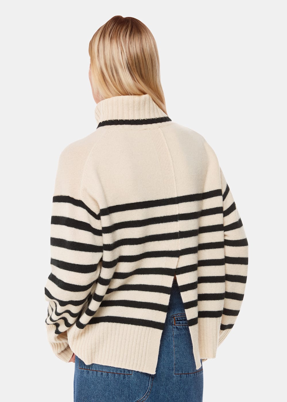 Whistles Stripe Wool Roll neck Whistles Stripe Wool Roll neck