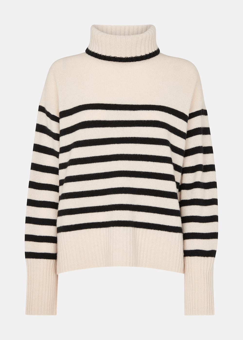Whistles Stripe Wool Roll neck Whistles Stripe Wool Roll neck