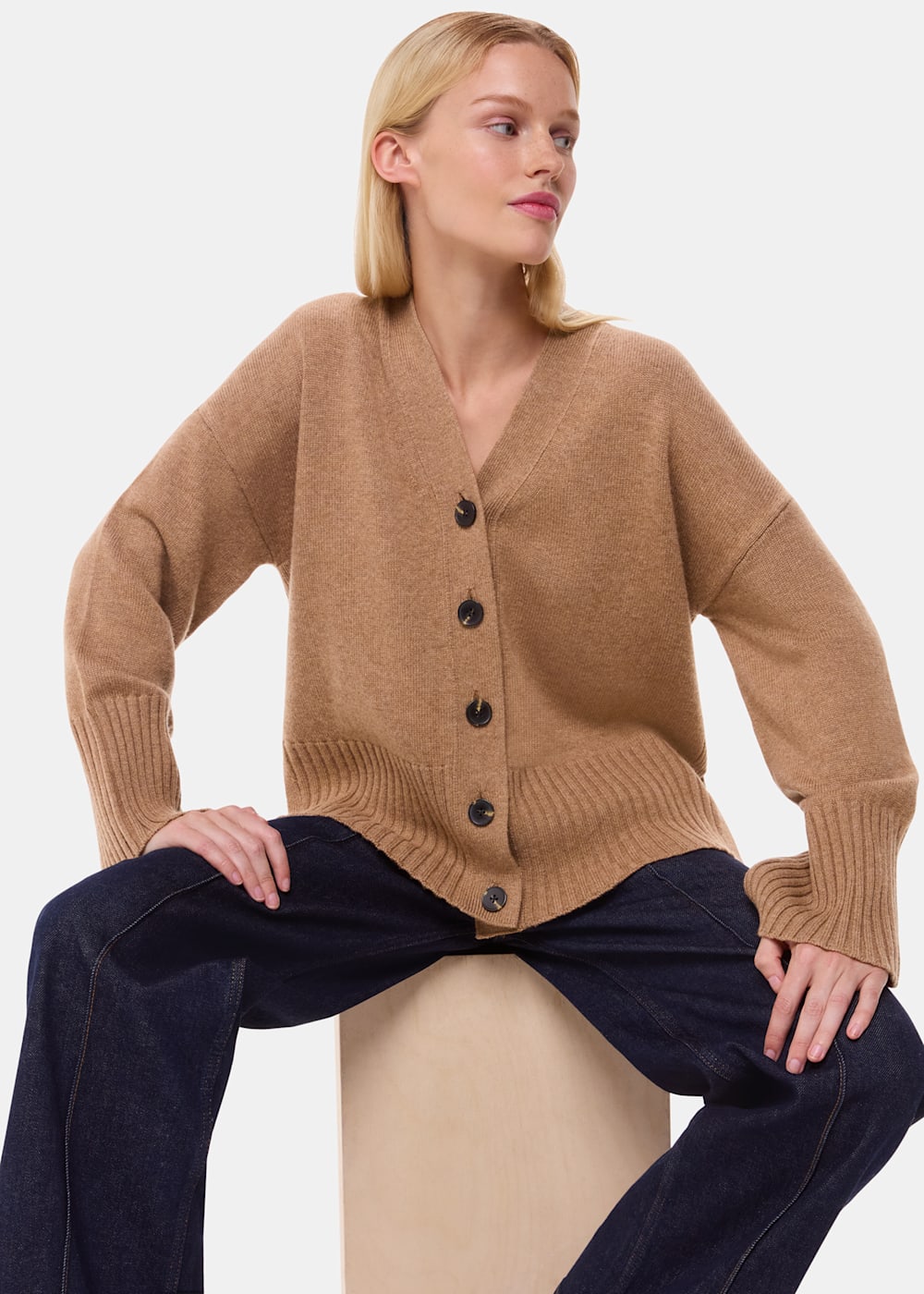 Long camel cardigan uk best sale