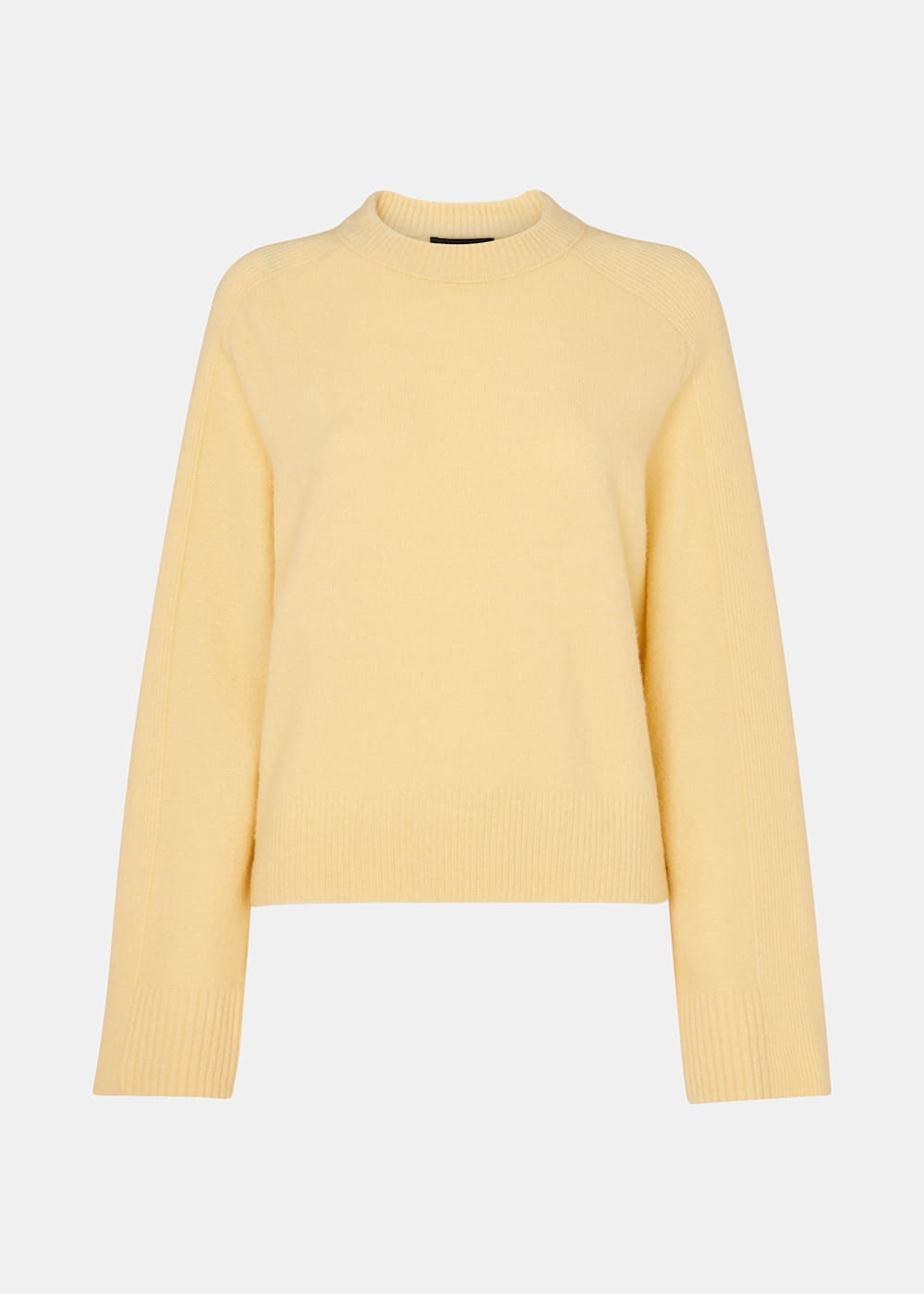 Yellow crew neck sweater 2025