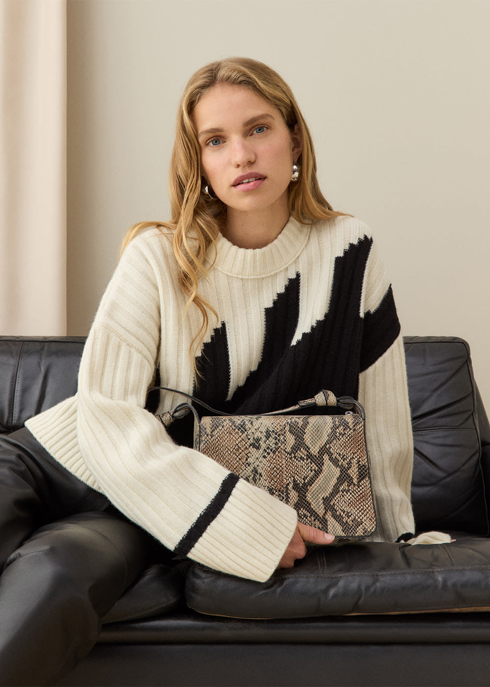 Womens intarsia sweaters best sale