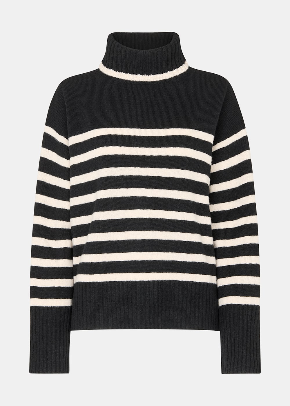 Whistles Stripe Wool Roll neck Whistles Stripe Wool Roll neck