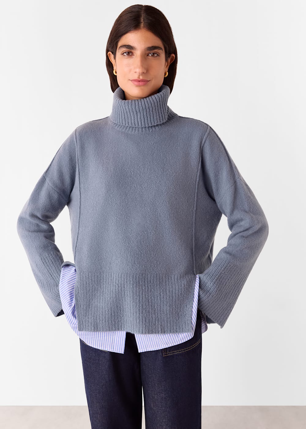 Whistles Wool Mix Roll Neck Whistles Wool Mix Roll Neck