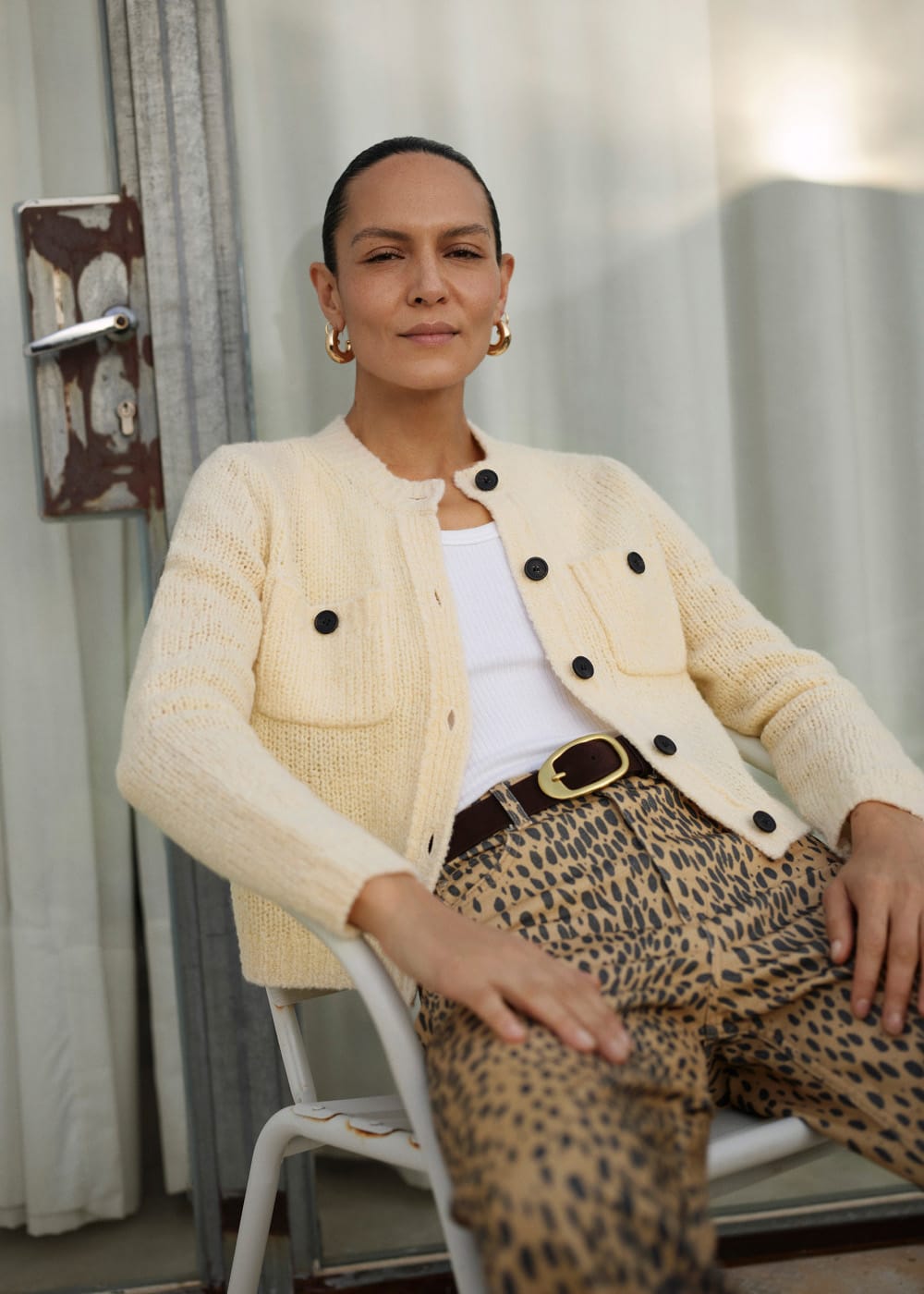 Ivory Wool Mix Textured Cardigan | WHISTLES | Whistles UK | Ivory Wool Mix Textured Cardigan | WHISTLES | Whistles UK |