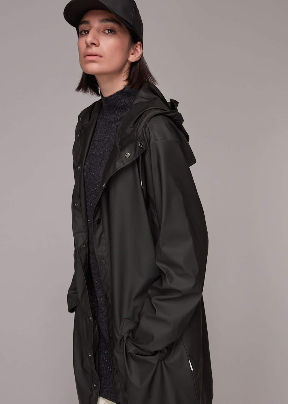 Black Rains Long Jacket | WHISTLES | Whistles US | Black Rains Long Jacket | WHISTLES | Whistles US |