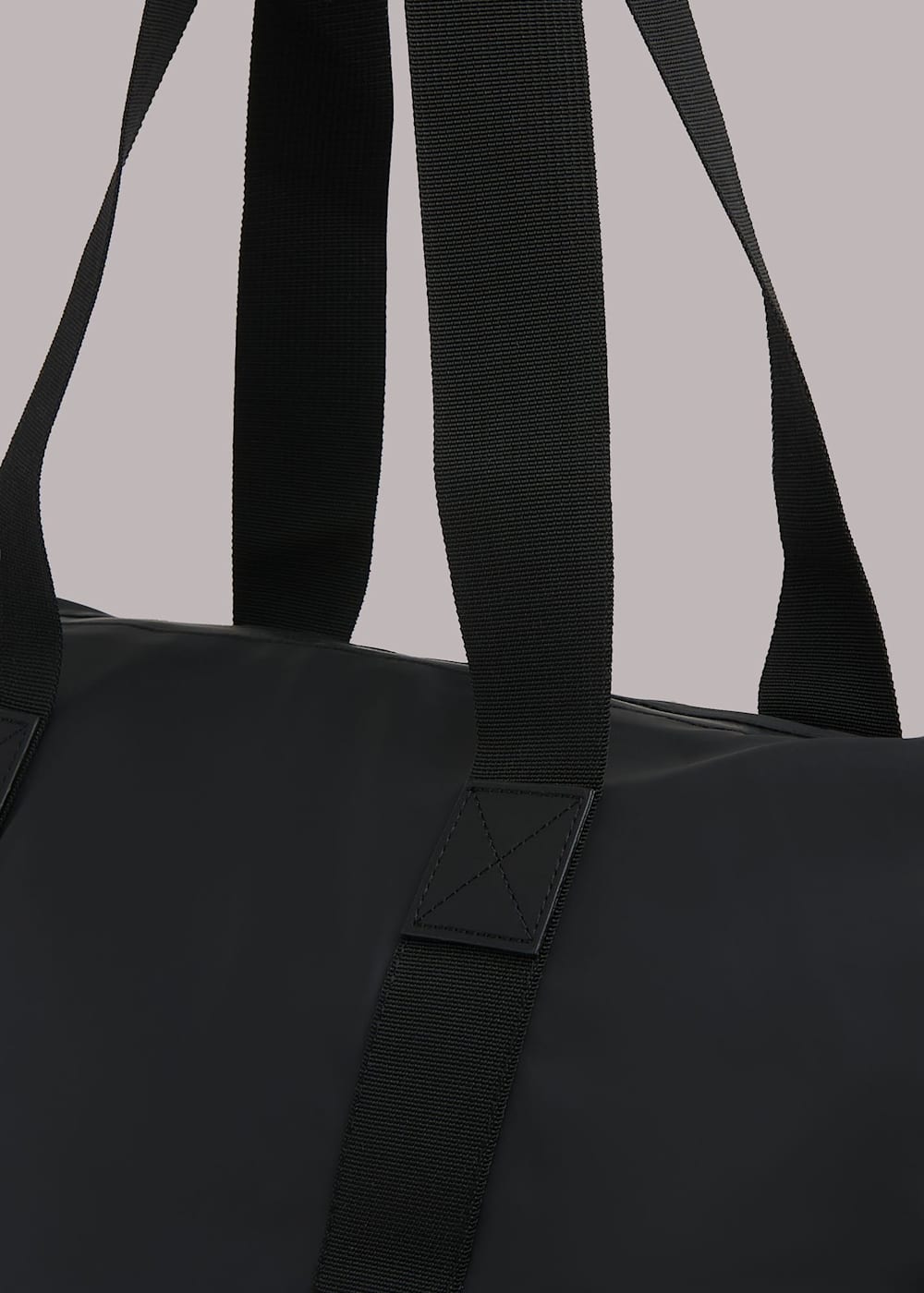 Rains tote bag rush black new arrivals