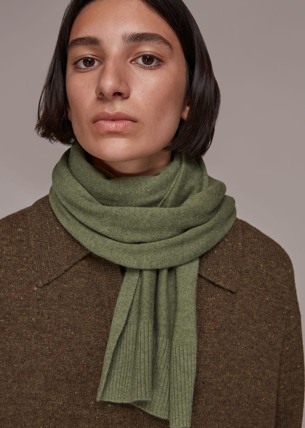 Cashmere scarf green new arrivals