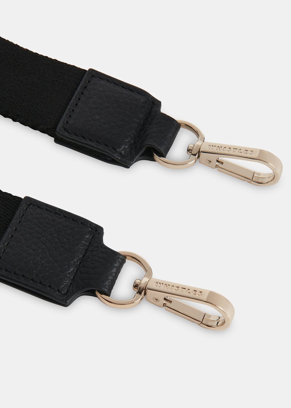 Black leather bag strap online