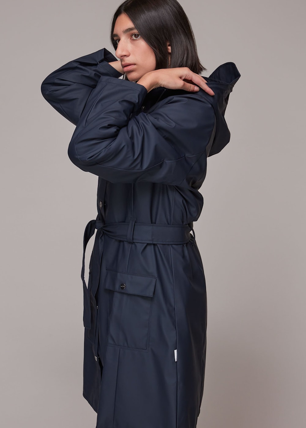 Rains curve jacket sale top