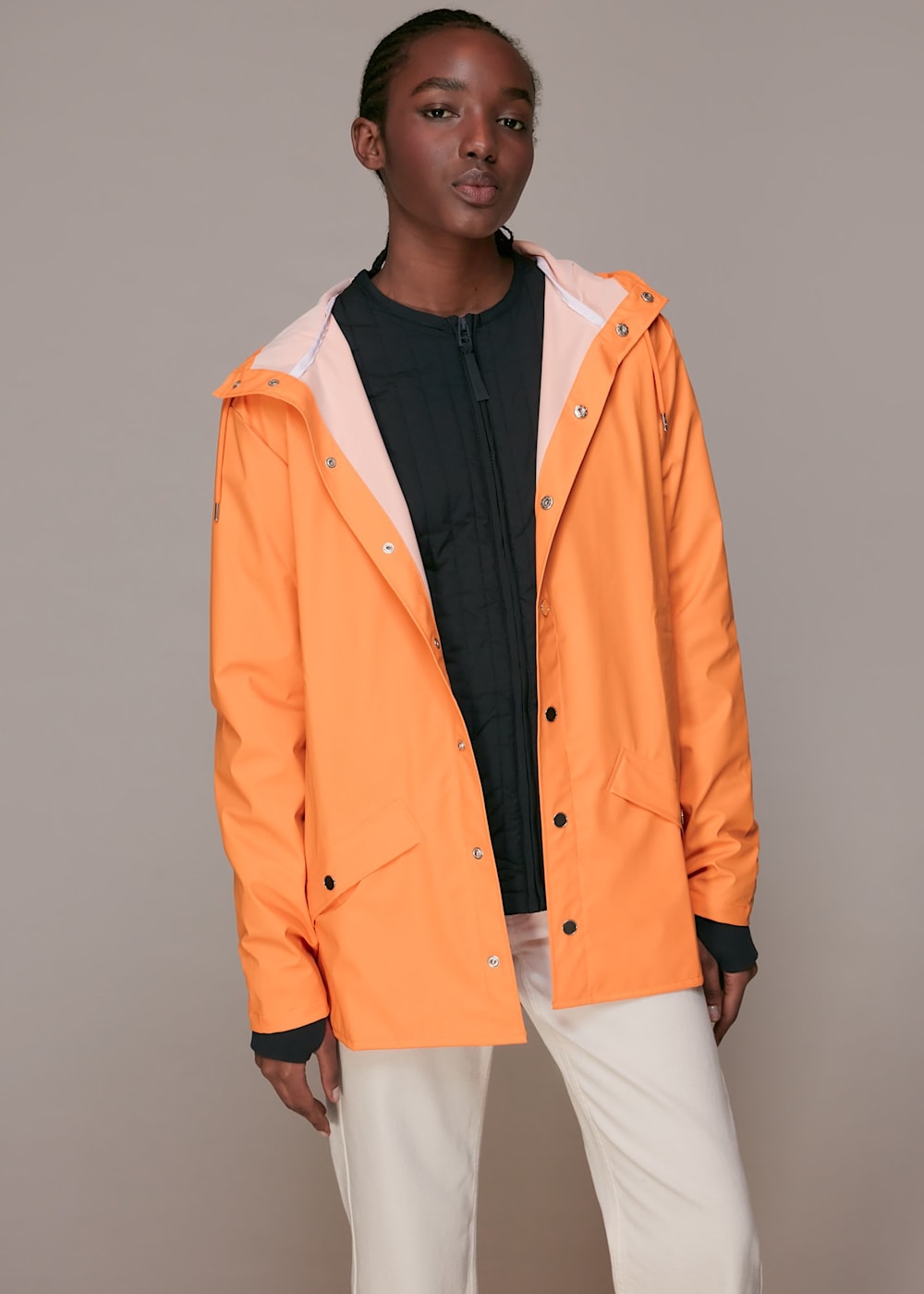 Orange Rains Water Resistant Jacket WHISTLES Whistles UK