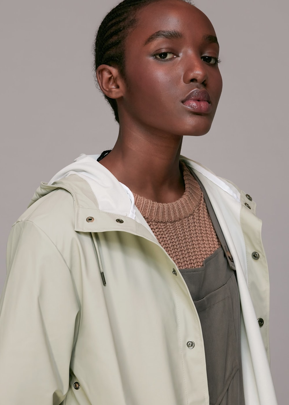 Pale grey jacket online