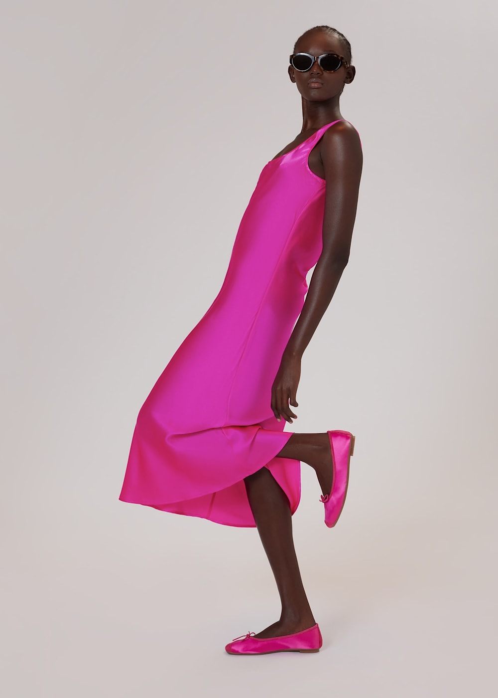 Whistles pink dress new arrivals