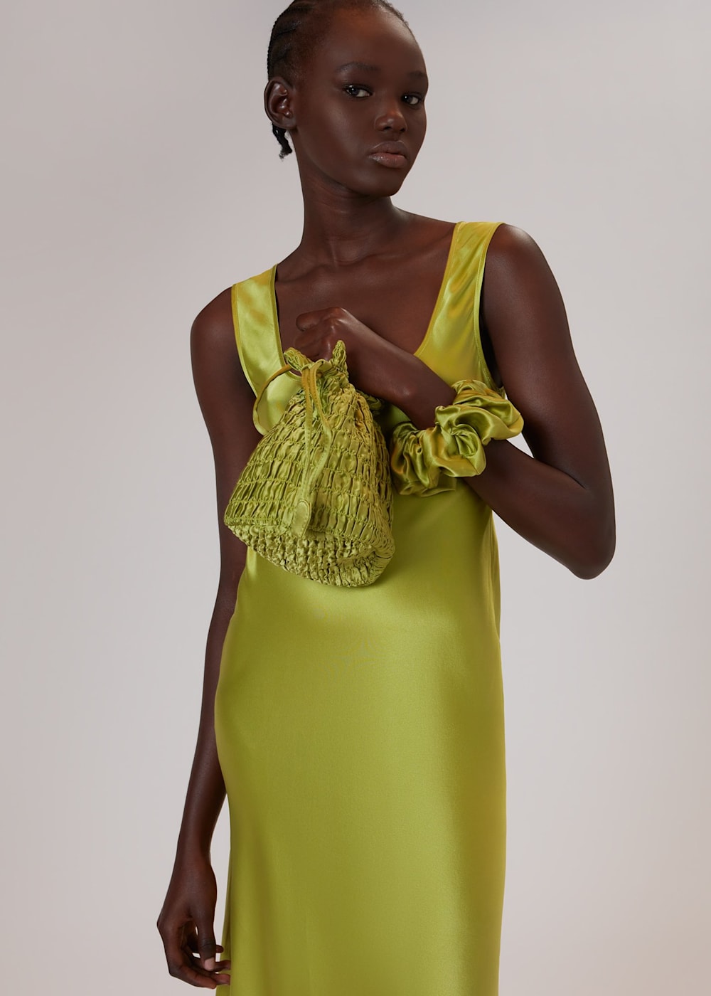 Green Whistles X Hai Slip Dress WHISTLES Whistles UK