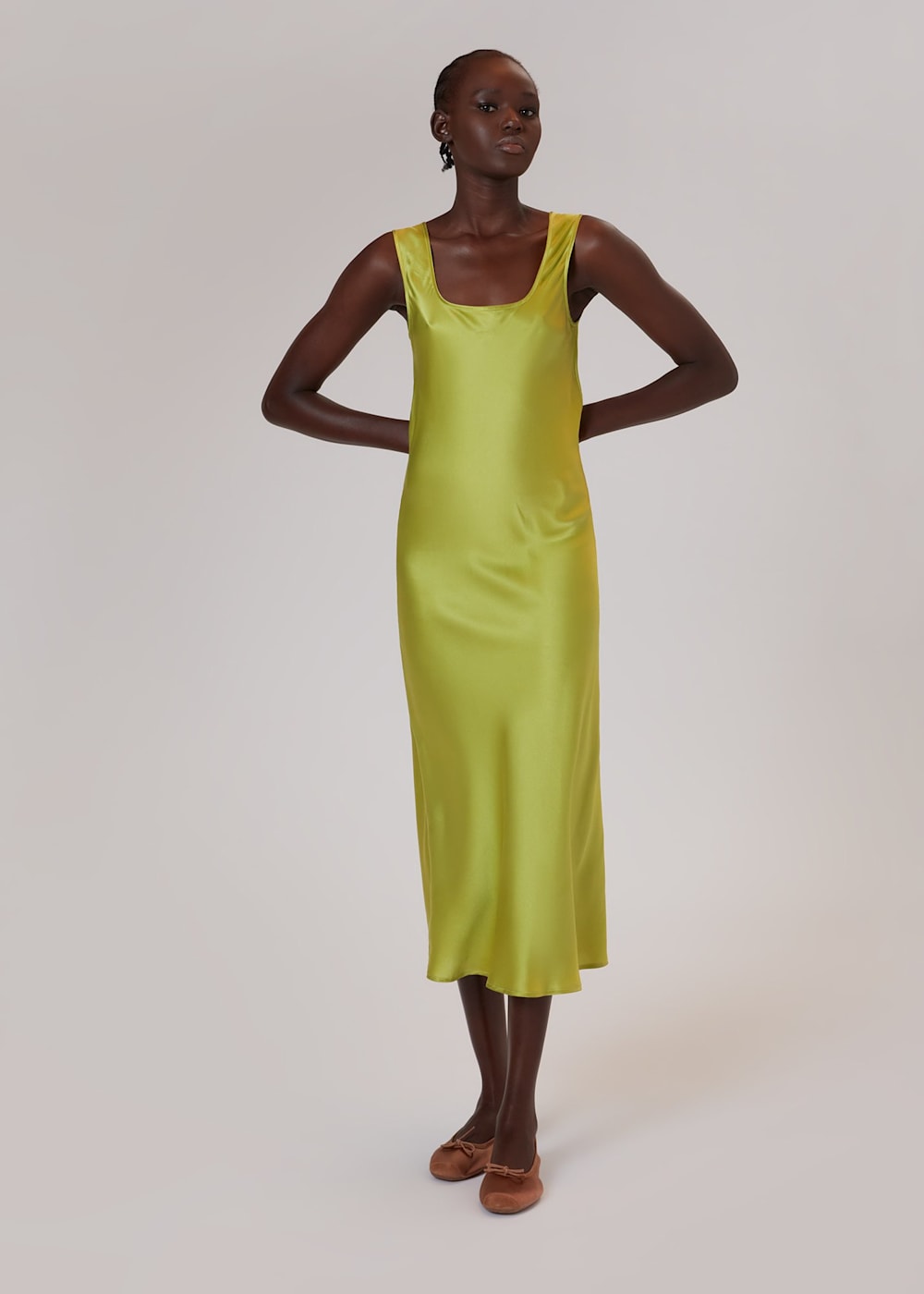 Whistles slip dress sale