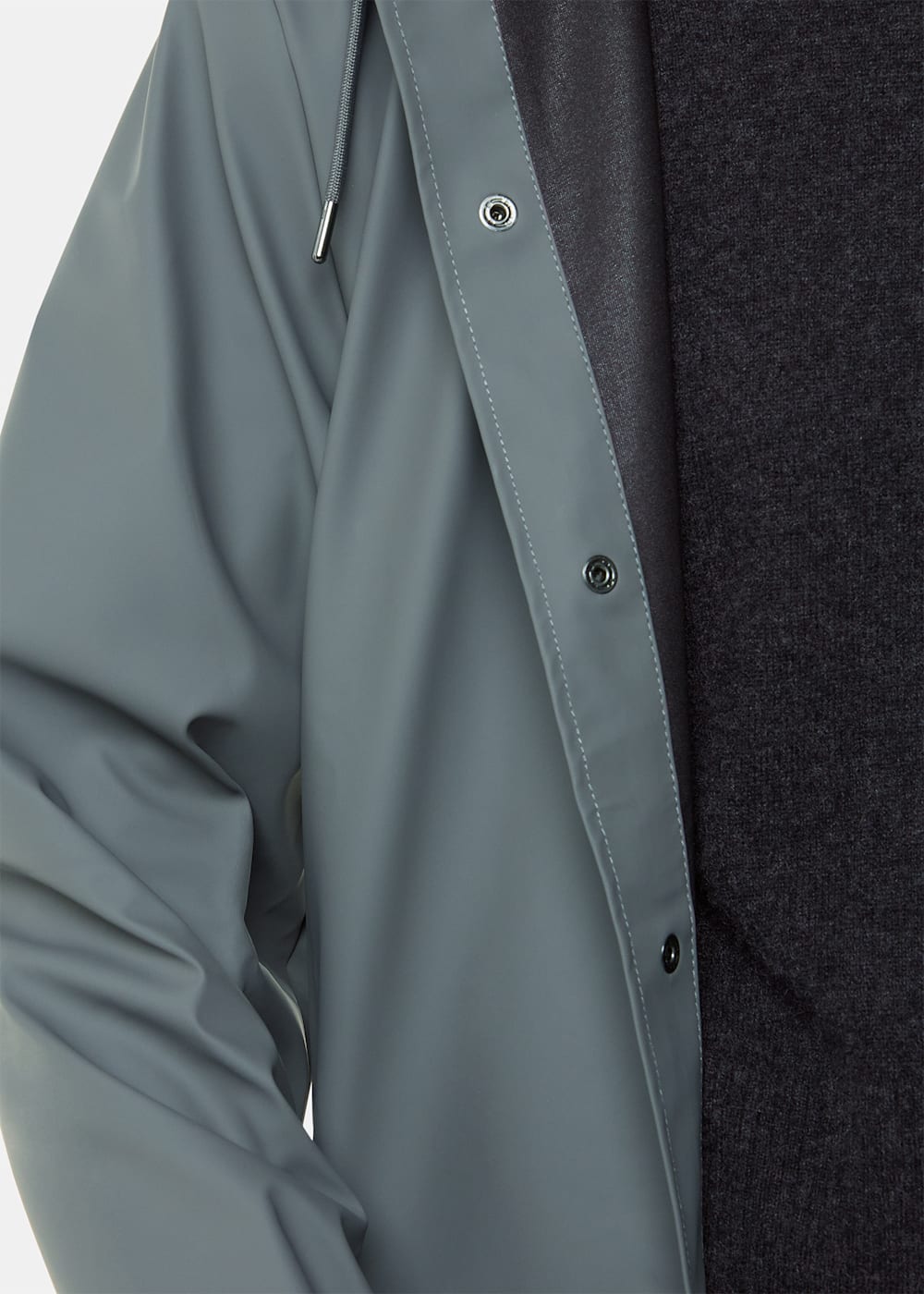Dark grey raincoat discount