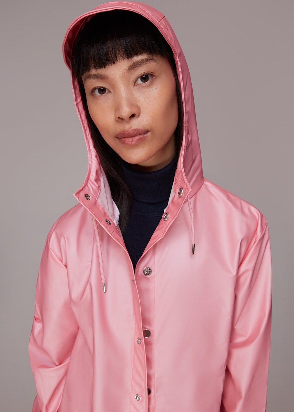 Pink Rains Unisex Long Jacket | WHISTLES | Whistles US | Pink Rains Unisex Long Jacket | WHISTLES | Whistles US |