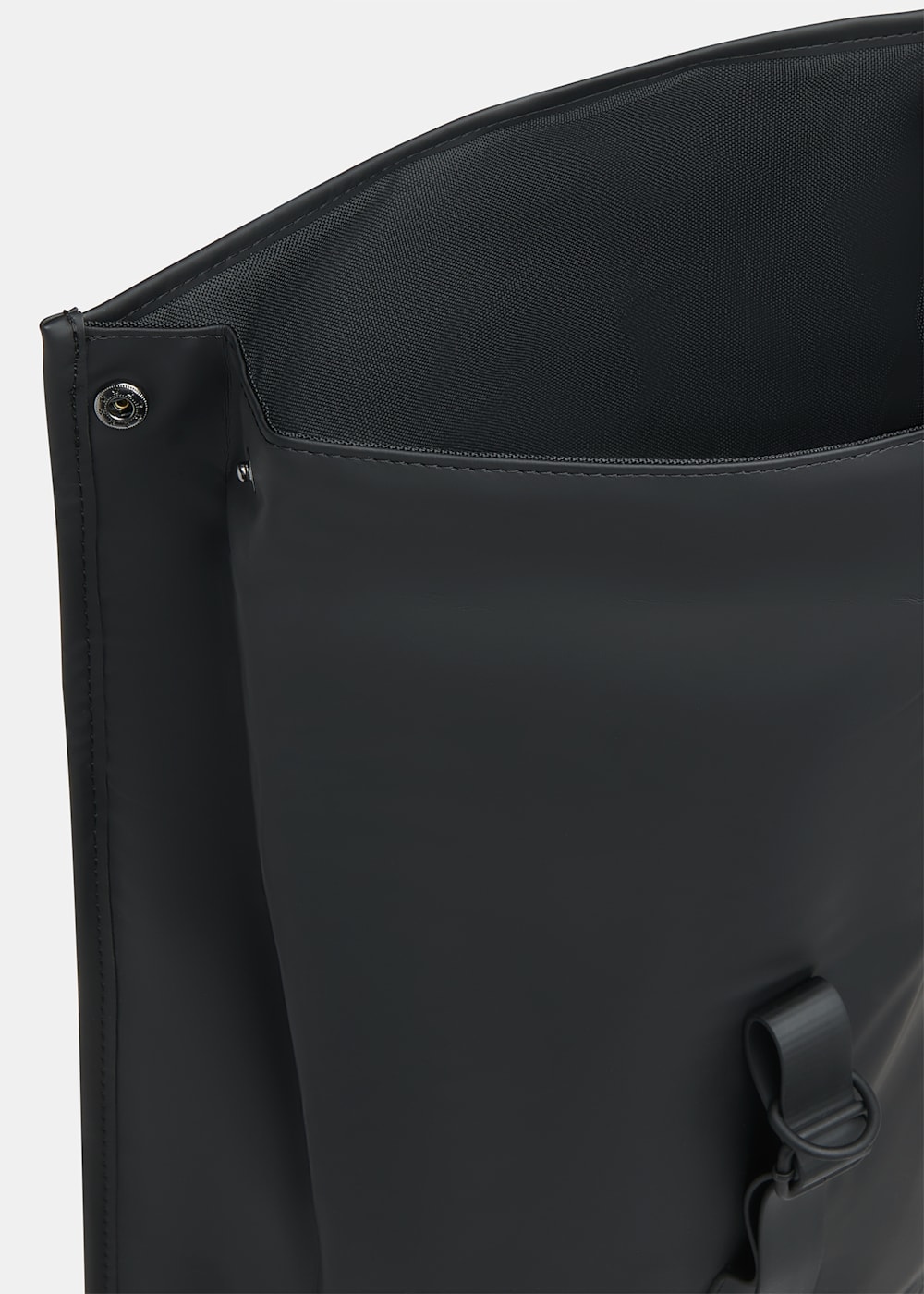 Black Rains Roll Top Backpack WHISTLES Whistles UK