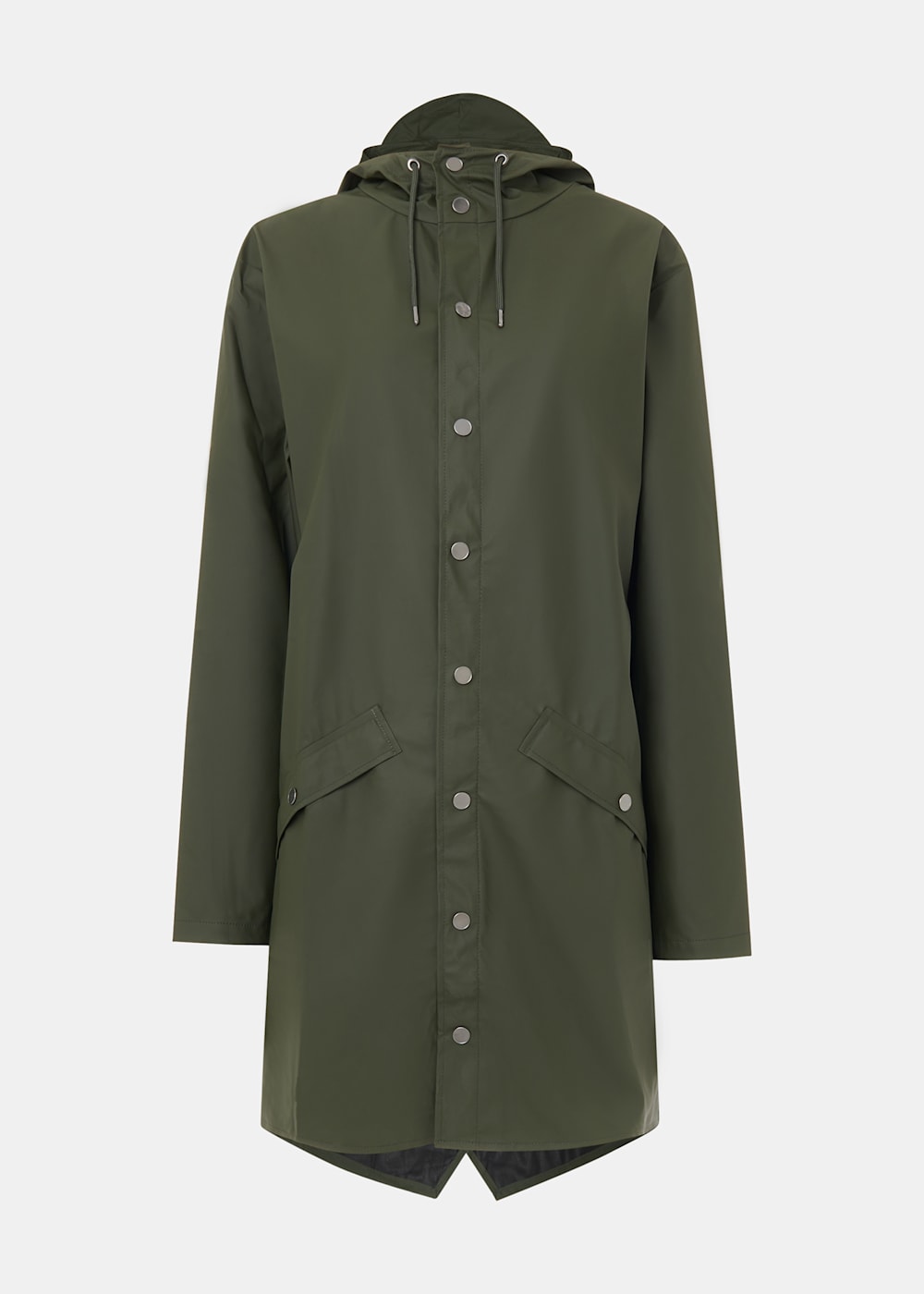 Dark Green Rains Long Jacket WHISTLES Whistles UK