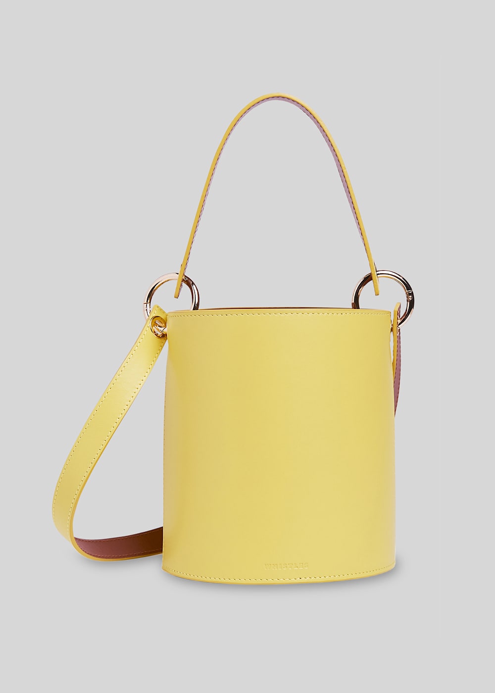 Yellow Matilda Bucket Bag WHISTLES Whistles US