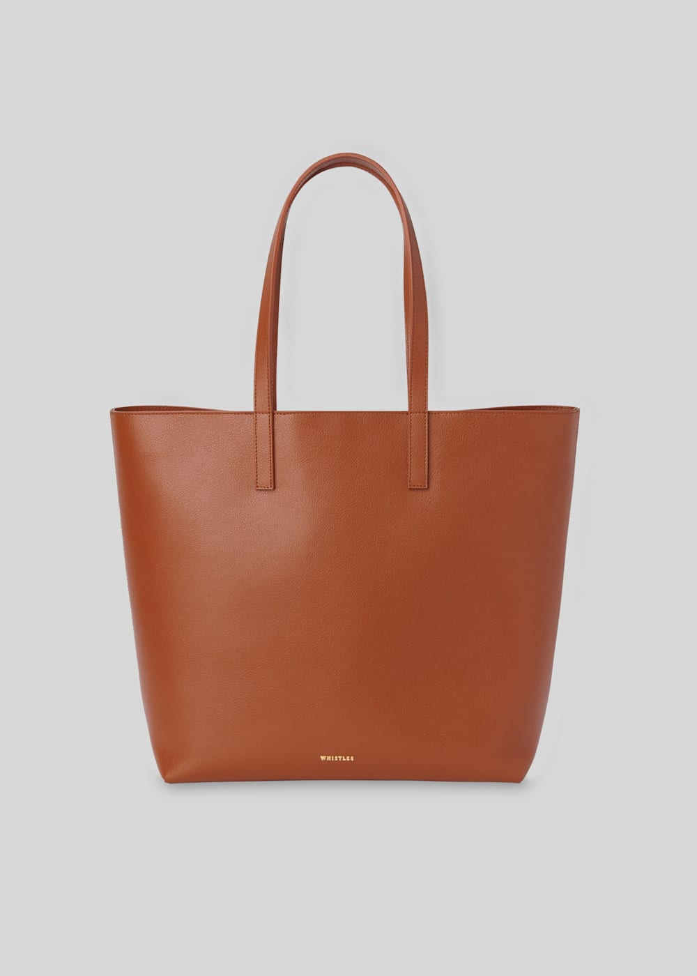 Unlined leather tote on sale