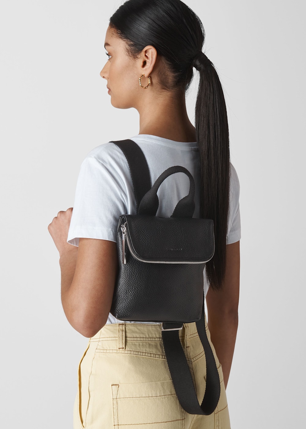 Black Tiny Verity Backpack WHISTLES