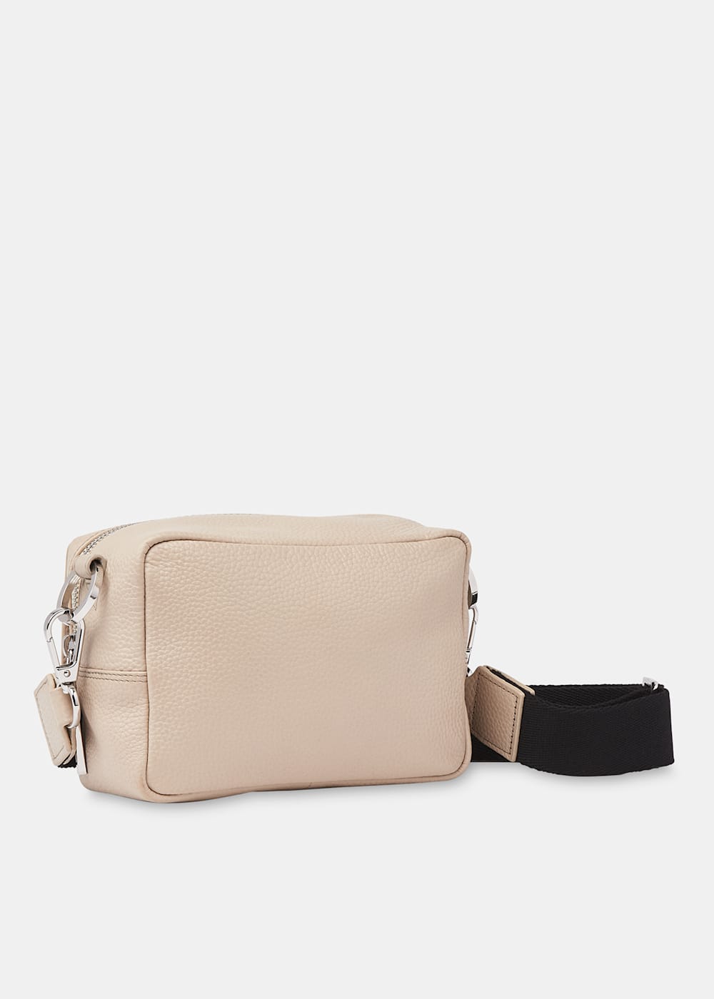 Whistles Bibi Leather Crossbody Taupe