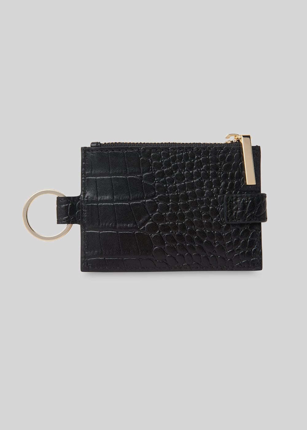Black Keyring Coin Purse