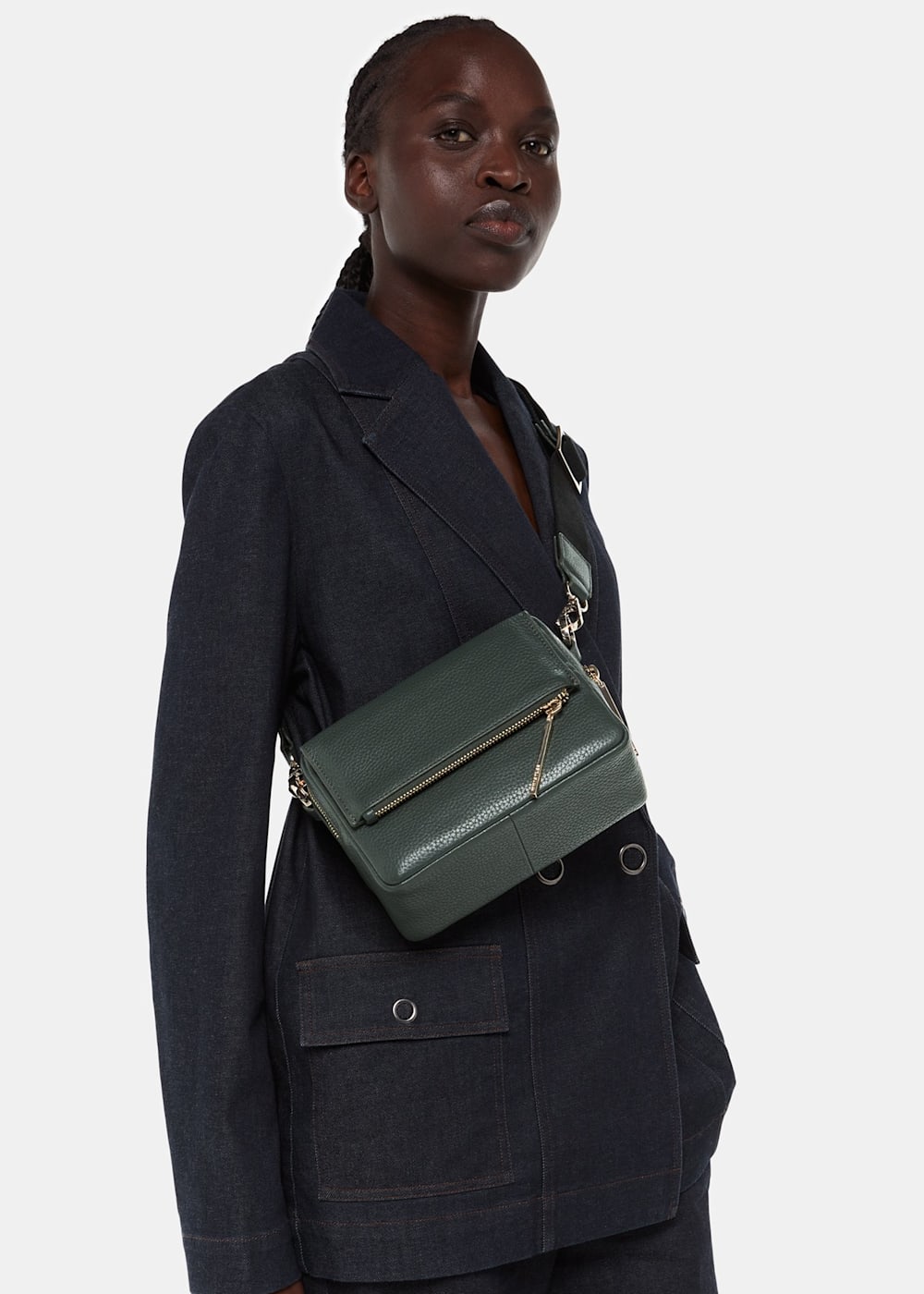 Green crossbody bag hot sale