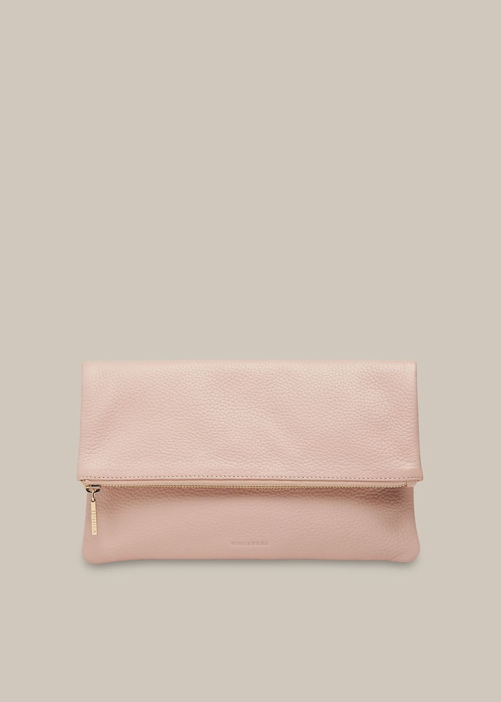 Nude Chapel Foldover Clutch WHISTLES Whistles UK
