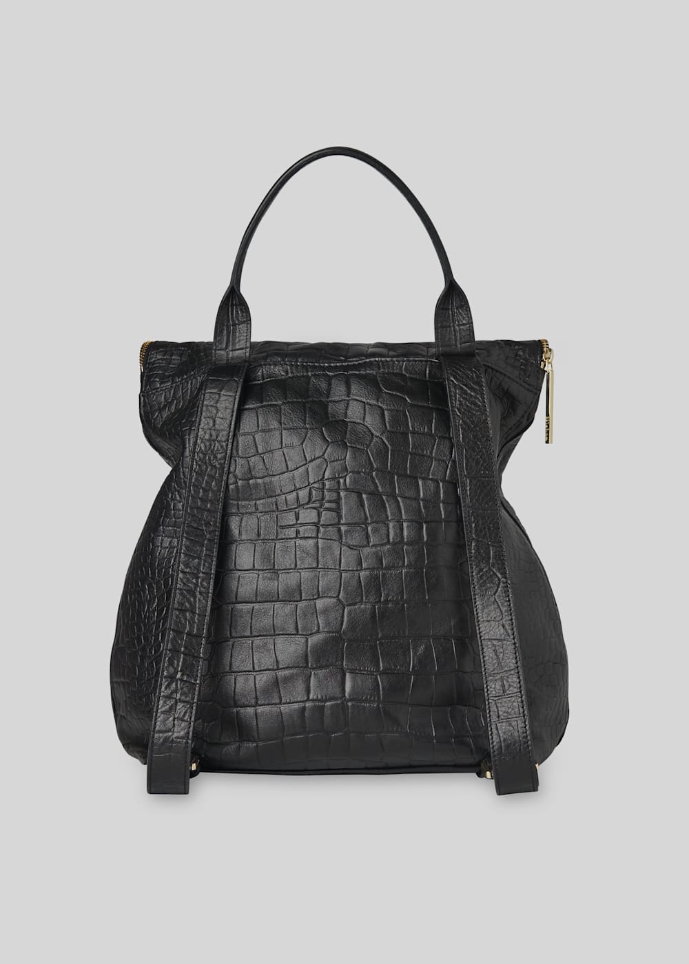 Black Croc Verity Backpack WHISTLES Whistles ROW
