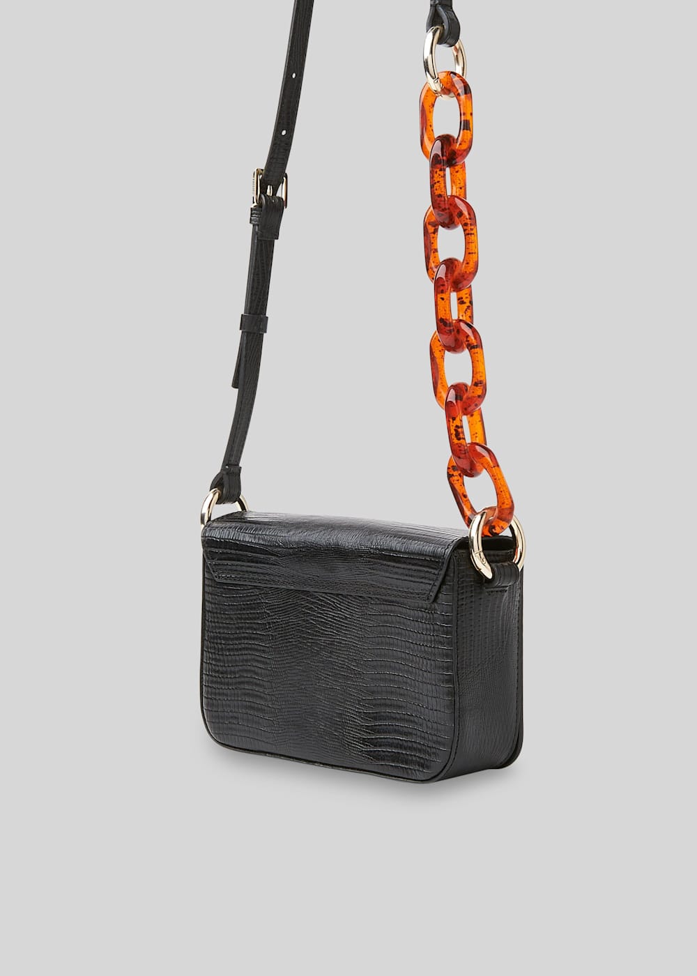 Odie Resin Chain Lizard Bag