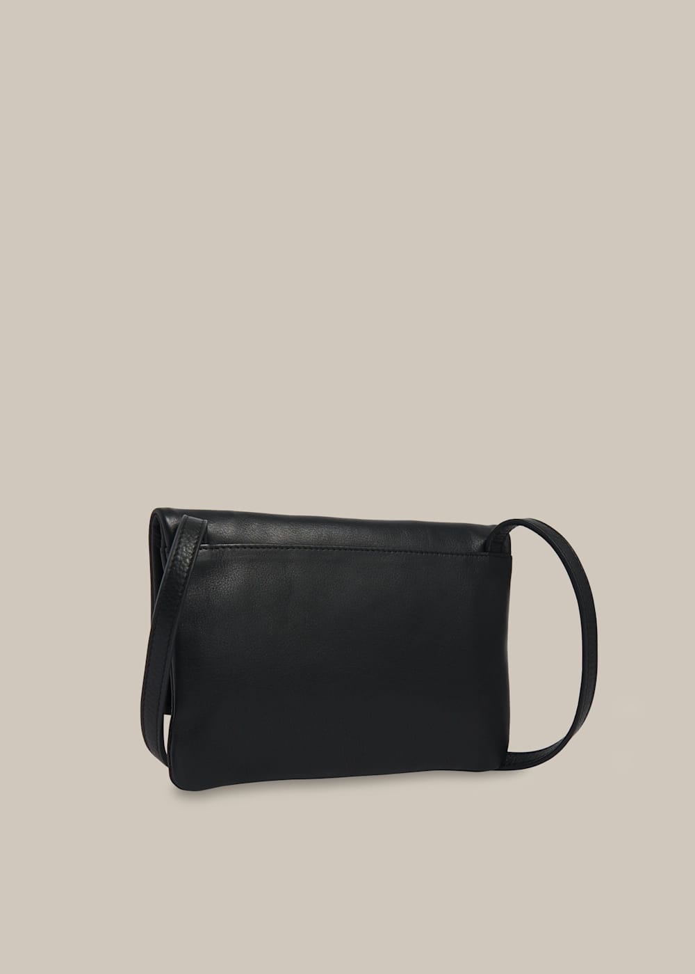 Black Issy Mini Foldover Bag WHISTLES Whistles US