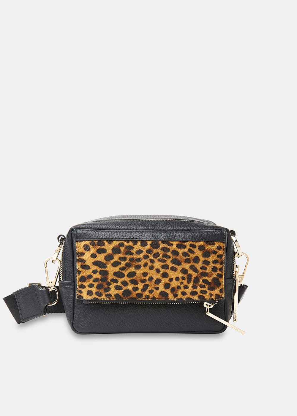 Leopard print leather crossbody bag new arrivals