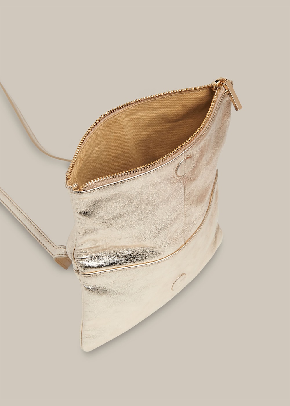 Whistles gold clutch bag clearance