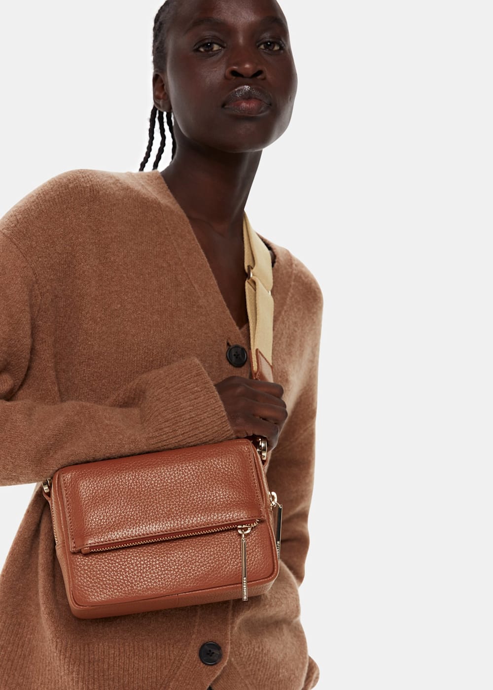 Tan cross body bag uk clearance